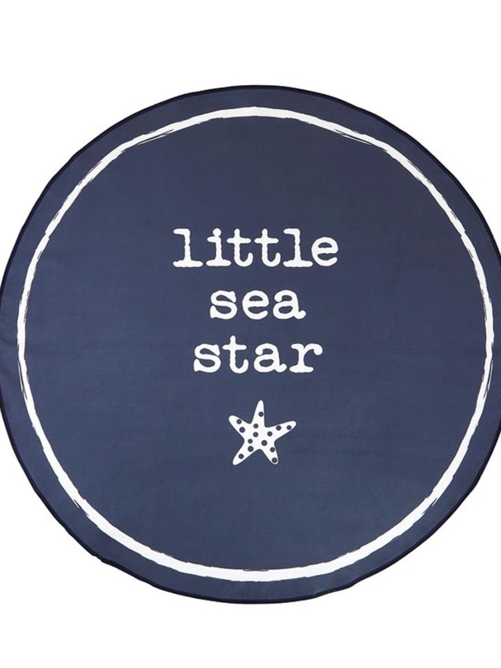 Little Sea Star Navy Kids Bath Towel - Baby Beach Wrap